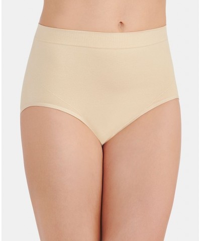Seamless Smoothing Comfort Brief Underwear 13264 also available in extended sizes Damask Neutral (Nude 5) $10.10 Panty